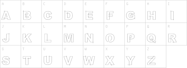 Uppercase characters