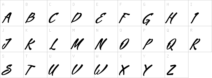 Uppercase characters