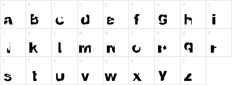 Uppercase characters