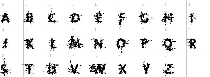 Uppercase characters