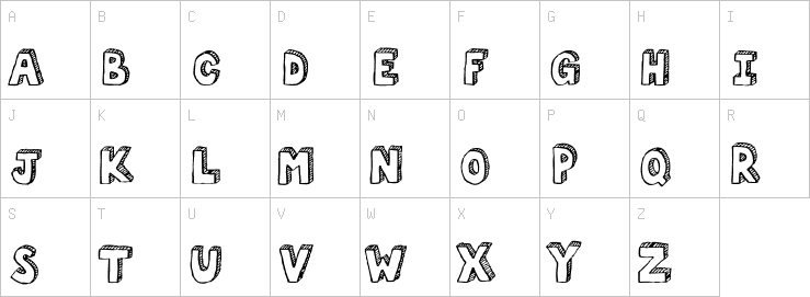 Uppercase characters