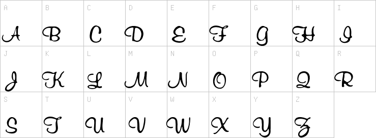 Uppercase characters