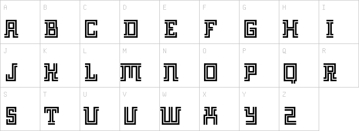 Uppercase characters