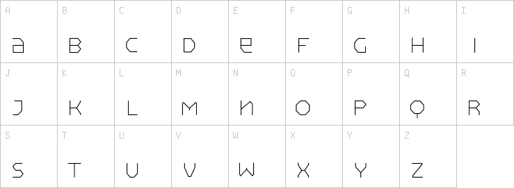 Uppercase characters