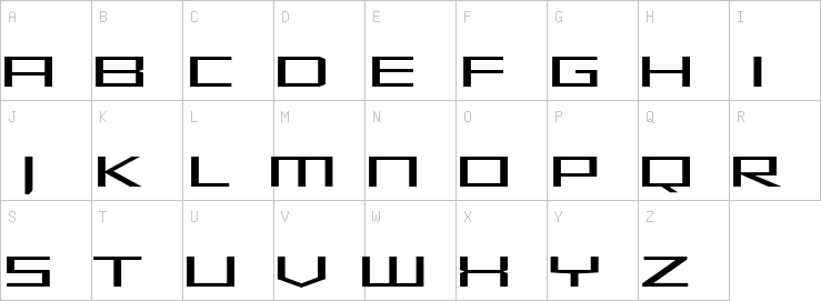 Uppercase characters