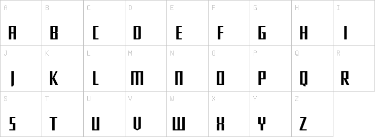 Uppercase characters