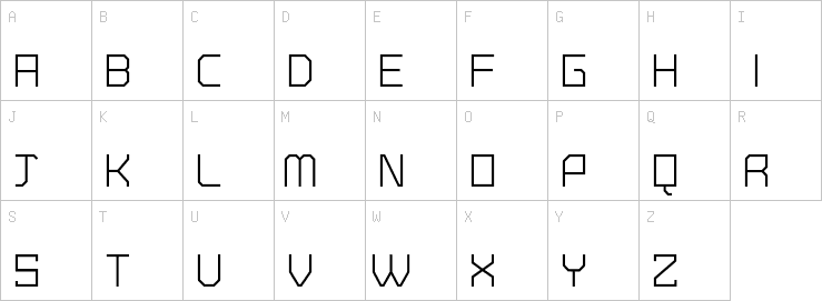 Uppercase characters