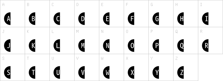 Uppercase characters