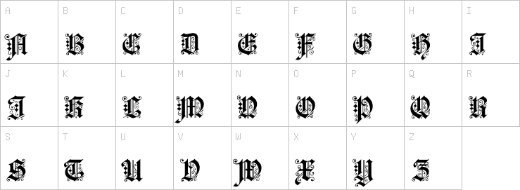 Uppercase characters