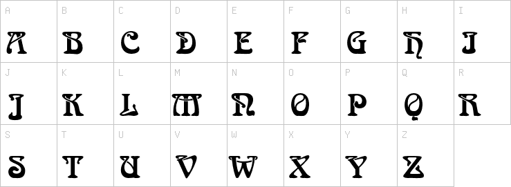 Uppercase characters