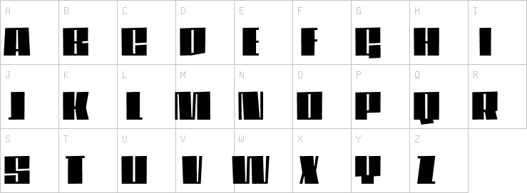 Uppercase characters