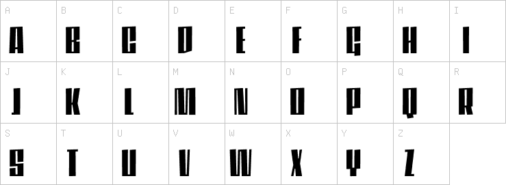 Uppercase characters