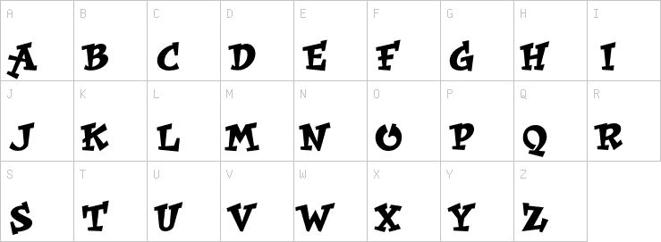 Uppercase characters