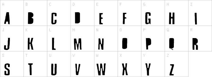 Uppercase characters