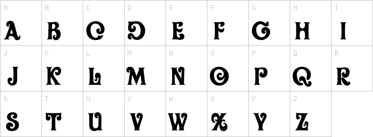 Uppercase characters