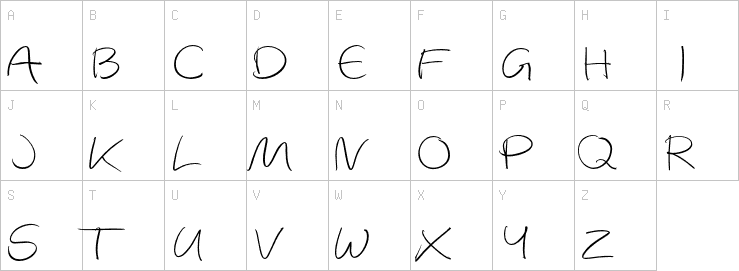 Uppercase characters