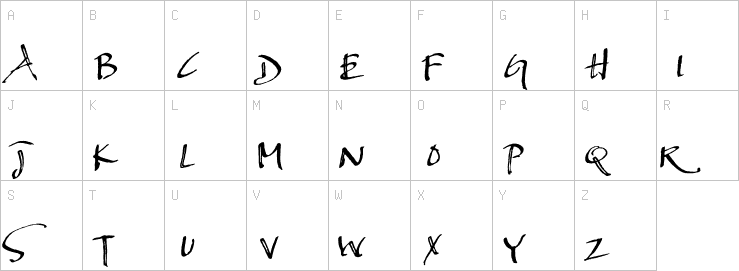 Uppercase characters