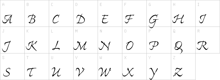 Uppercase characters