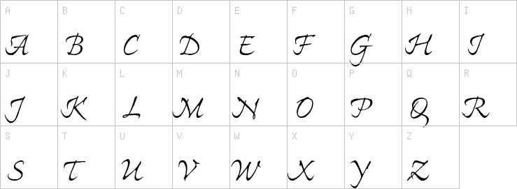 Uppercase characters