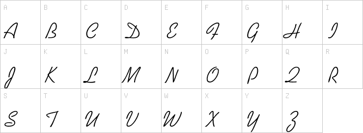 Uppercase characters