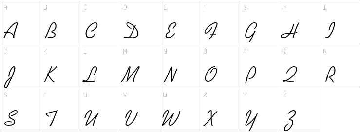 Uppercase characters