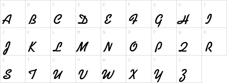 Uppercase characters