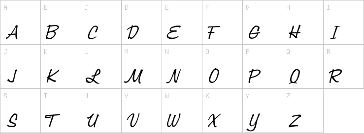 Uppercase characters