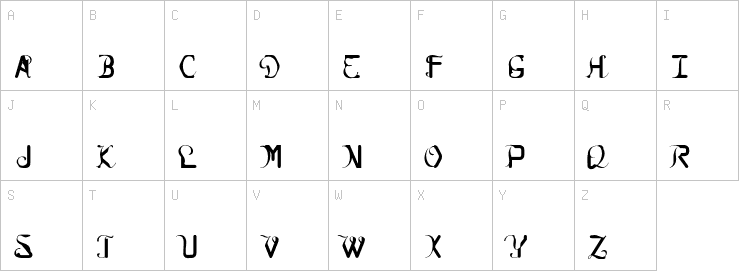 Uppercase characters