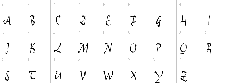 Uppercase characters