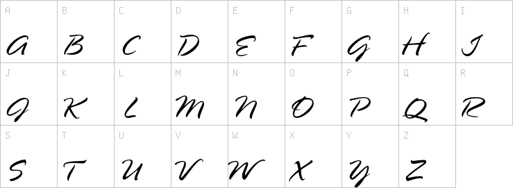 Uppercase characters