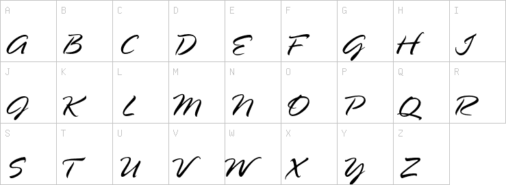 Uppercase characters