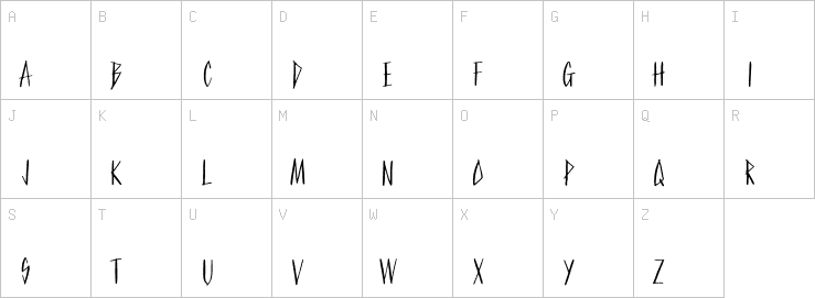 Uppercase characters