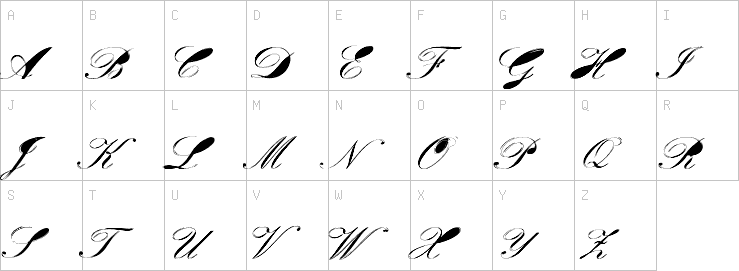 Uppercase characters