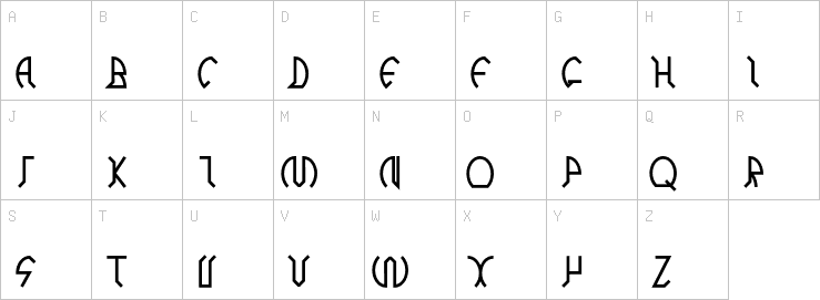 Uppercase characters