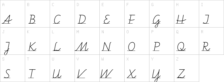 Uppercase characters