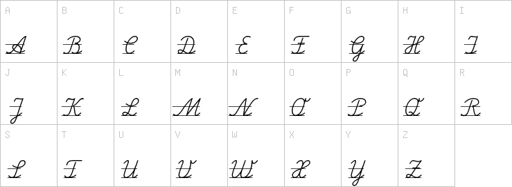 Uppercase characters