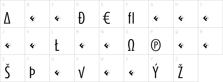 Uppercase characters