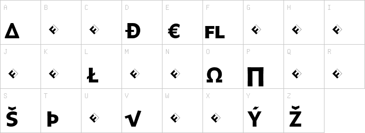 Uppercase characters