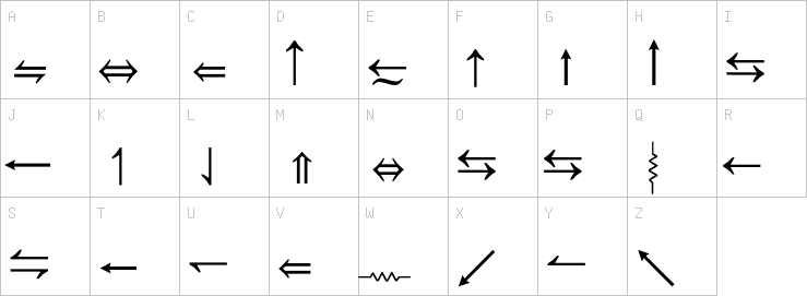 Uppercase characters