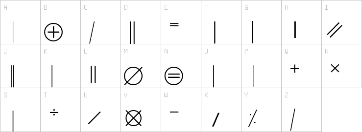 Uppercase characters