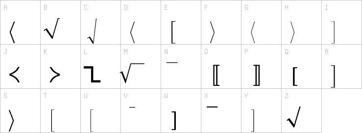 Uppercase characters