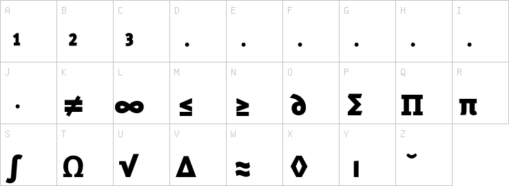 Uppercase characters