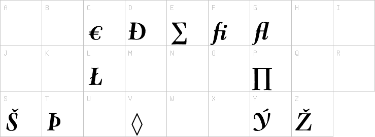 Uppercase characters