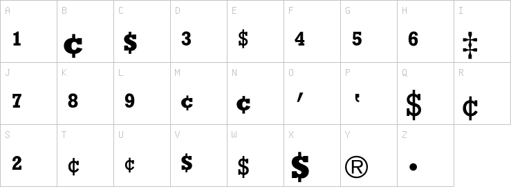 Uppercase characters