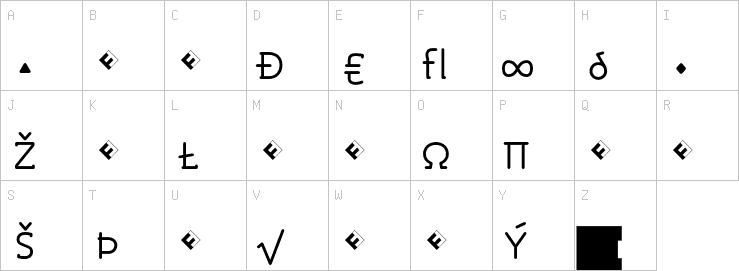 Uppercase characters