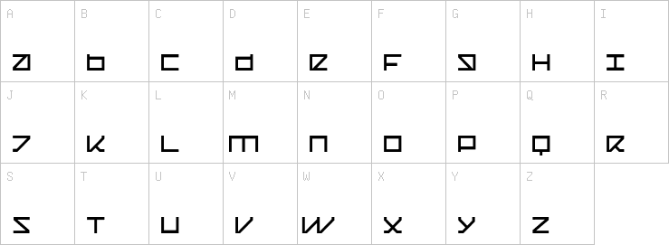 Uppercase characters