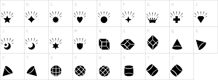 Uppercase characters