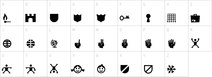 Uppercase characters