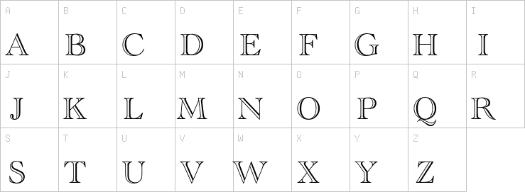 Uppercase characters