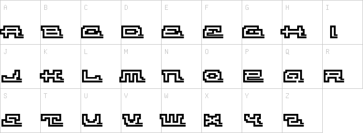 Uppercase characters